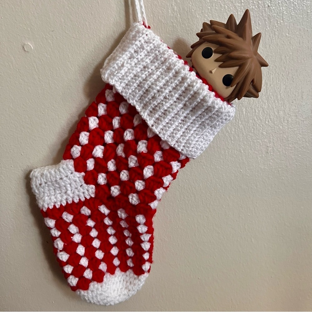 Crochet Handmade Christmas Stocking